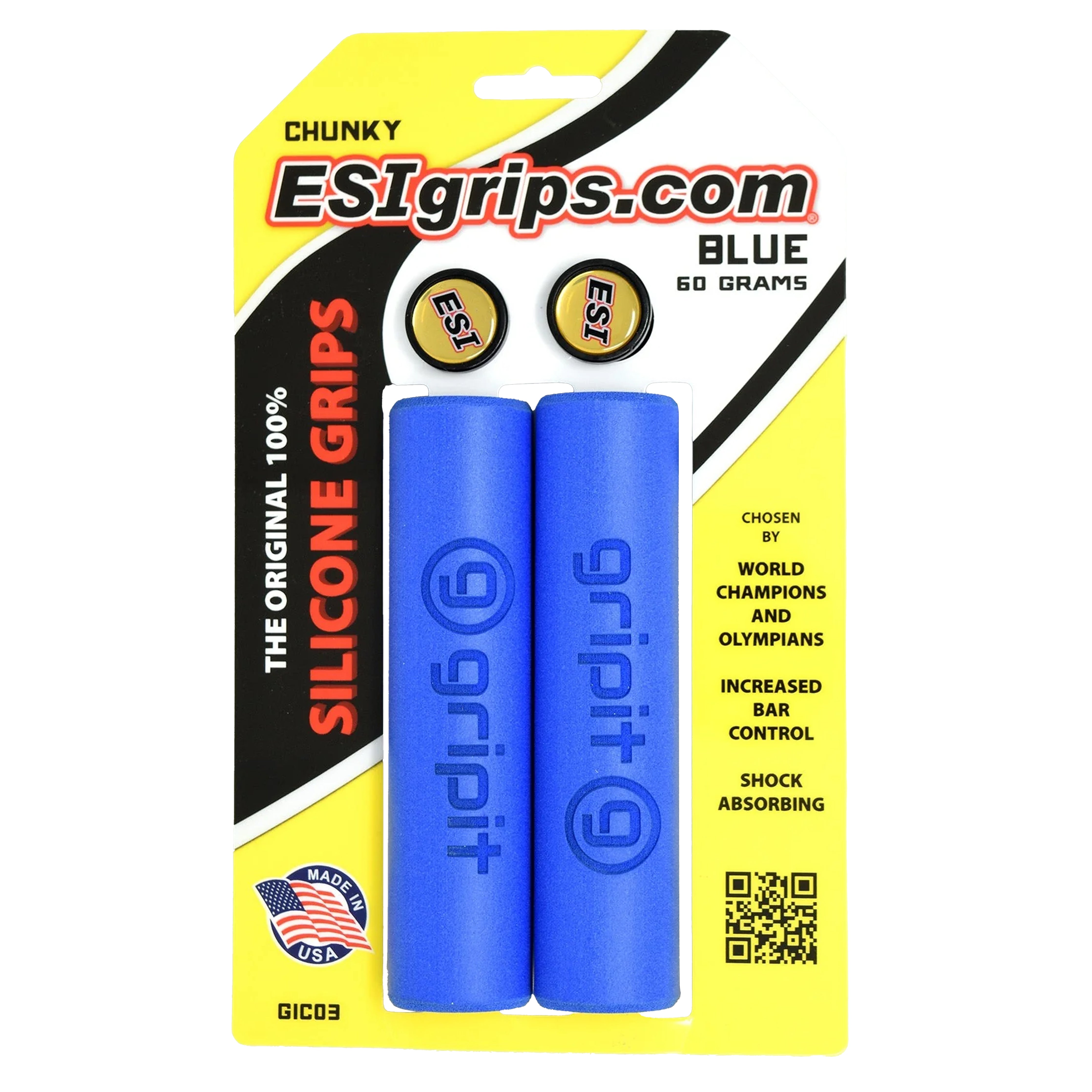 ESI x Gripit Grips (Blue Chunky) – Gripit Sports