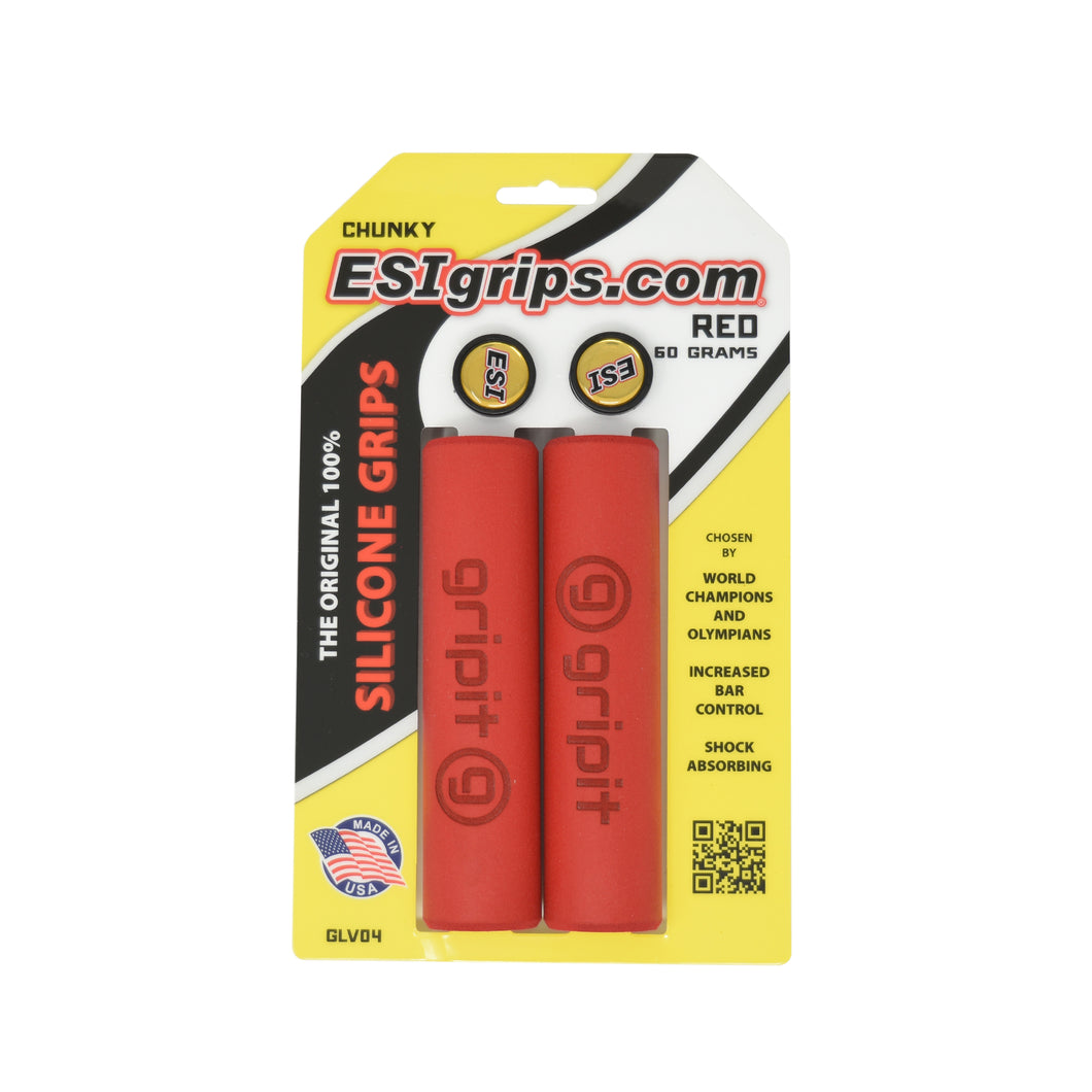 ESI x Gripit Grips (Red Chunky)
