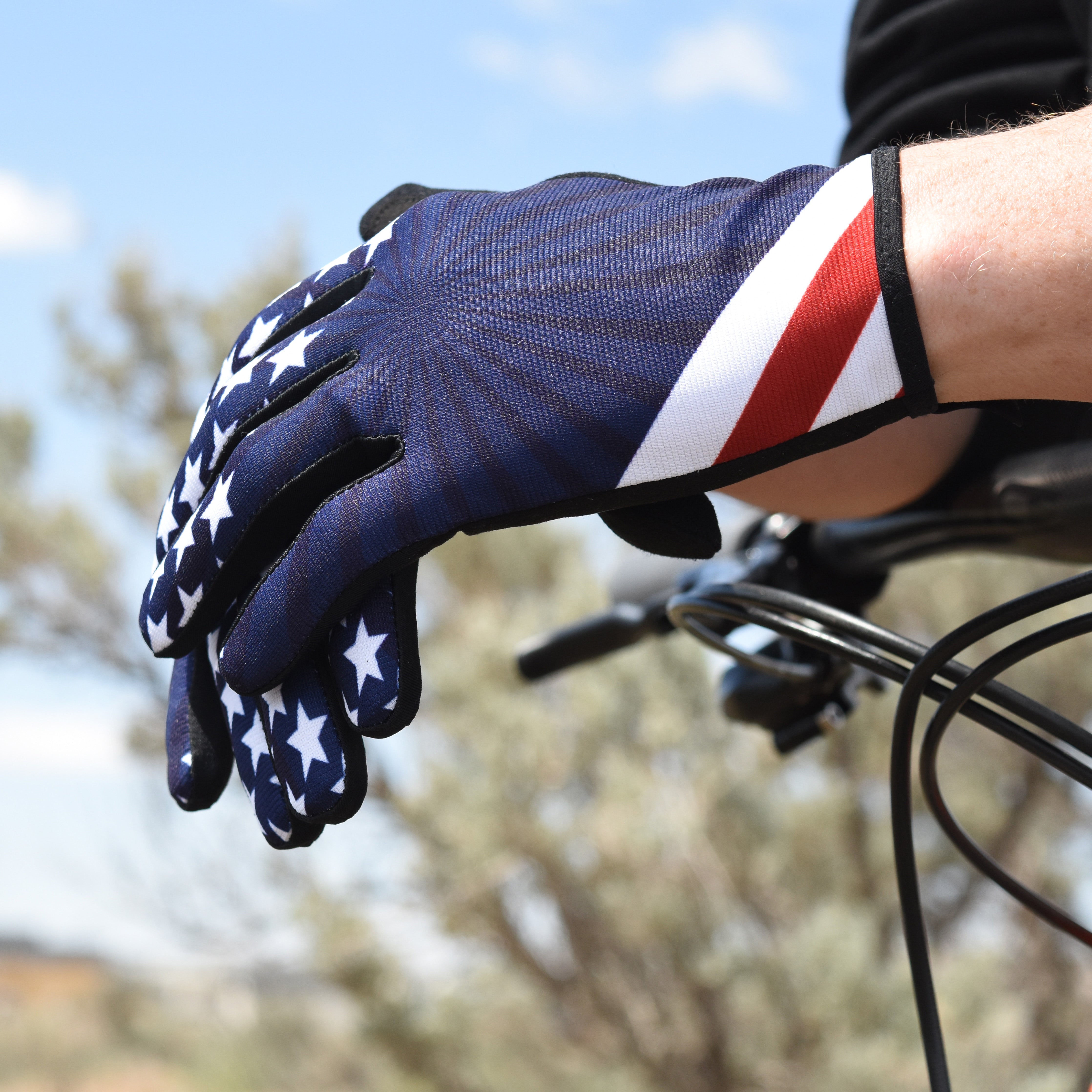 Blue Tie-Dye  All Ride Glove – Gripit Sports